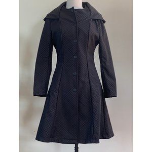 Betabrand Shawl Collar ALine Coat - S